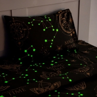 Постельное бельё Этель 1,5 сп "Magiс time" 143х215 см, 150х214 см, 50х70 см -1 шт, 100% хлопок, бязь Постельное бельё Этель 1,5 сп "Magiс time" 143х215 см, 150х214 см, 50х70 см -1 шт, 100% хлопок, бязь