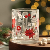 Кружка новогодняя стеклянная &laquo;Новогодний уют&raquo;, 300 мл