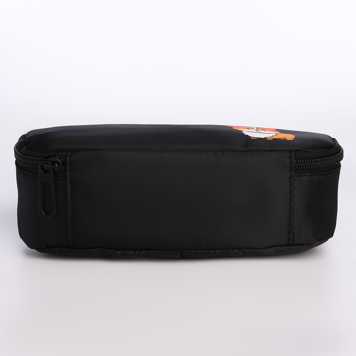 Рюкзак школьный с пеналом &laquo;Корги&raquo;, 42х28х13 см, цвет чёрный