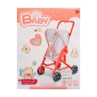 Коляска для кукол &laquo;Весёлая прогулка&raquo;, летняя, 32 &times; 25,5 &times; 54 см