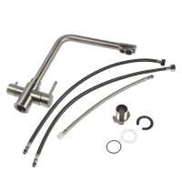 Смеситель для кухни ZEIN Z3737, с выходом под фильтрованную воду, высота излива 31 см, сатин Смеситель для кухни ZEIN Z3737, с выходом под фильтрованную воду, высота излива 31 см, сатин