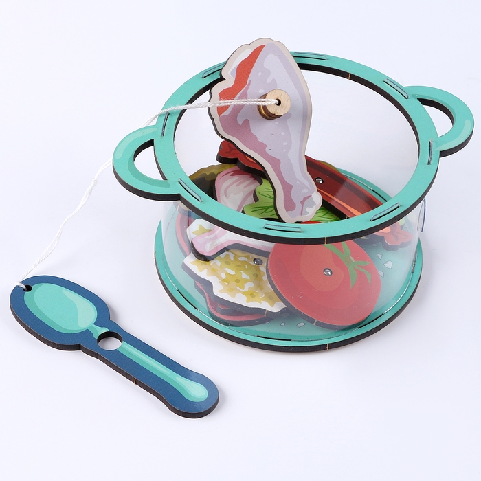 Разивающая игра сортер «Кастрюля с супами» Разивающая игра сортер «Кастрюля с супами»