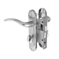 Замок врезной LOCKLAND RD002, с ручкой, 3 ключа, цвет хром Замок врезной LOCKLAND RD002, с ручкой, 3 ключа, цвет хром