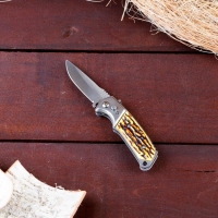 Нож складной полуавтоматический "Пескарь", клинок 6см, слон. кость Нож складной полуавтоматический "Пескарь", клинок 6см, слон. кость