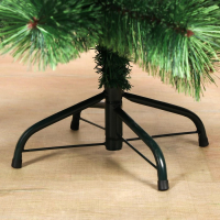 Кедр седина 240 см, d нижнего яруса 135 см, d иголок 10 см, 510 веток, металл подставка