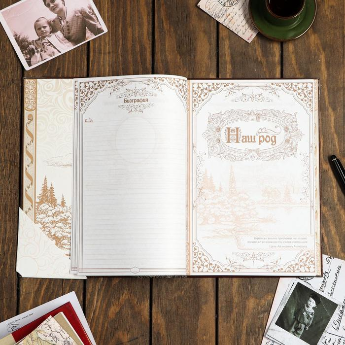 Родословная книга &laquo;Семейная летопись&raquo;, 100 страниц, 22 х 31 см