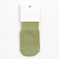 Носки детские MINAKU со стоперами цв.зеленый, р-р 14 см