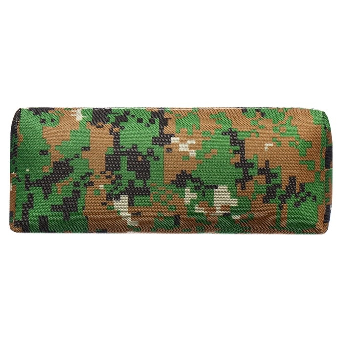 Пенал мягкий 2 отделения, 80 х 210 х 40 мм, объёмный, Calligrata Пенал мягкий 2 отделения, 80 х 210 х 40 мм, объёмный, Calligrata "Миллитари", хаки