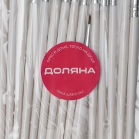 Набор кондитерских кисточек для декорирования Доляна «Слоновая кость», 15 шт, цвет белый Набор кондитерских кисточек для декорирования Доляна «Слоновая кость», 15 шт, цвет белый