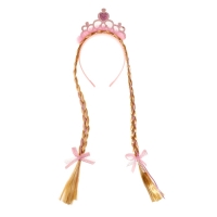 Карнавальный ободок &laquo;Принцесса&raquo; с косичками