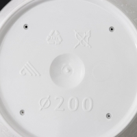 Горшок с поддоном &laquo;Розалия&raquo; 3,2 л, цвет белый