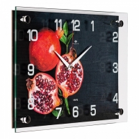 Часы настенные, интерьерные "Сочный гранат", 25 х 35 см, бесшумные Часы настенные, интерьерные "Сочный гранат", 25 х 35 см, бесшумные