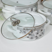 Набор кастрюль &laquo;Серебро-1 Экстра&raquo;, 3 предмета: 2 л, 3 л, 4 л, крышки, индукция