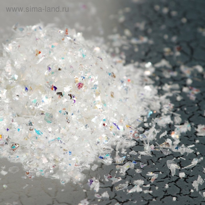 Снег искусственный сыпучий для декора «Блёстки» 110 г Снег искусственный сыпучий для декора «Блёстки» 110 г