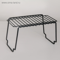 Полка универсальная Доляна, 24×14,3×14 см, цвет чёрный Полка универсальная Доляна, 24×14,3×14 см, цвет чёрный