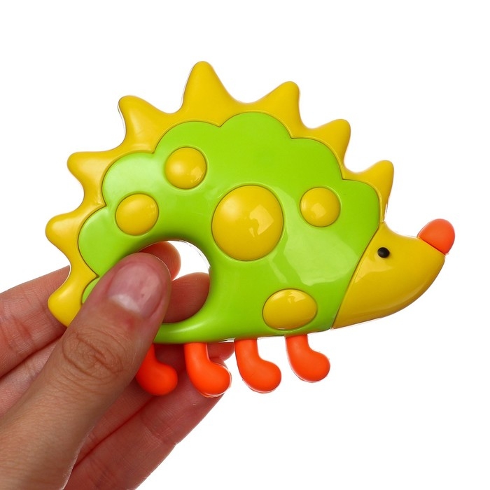 Набор погремушек &laquo;Ежик и Птичка&raquo;, 2 шт, Крошка Я