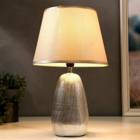 Настольная лампа 16418/1SL E14 40Вт серебро 22х22х36,5 см RISALUX Настольная лампа 16418/1SL E14 40Вт серебро 22х22х36,5 см RISALUX
