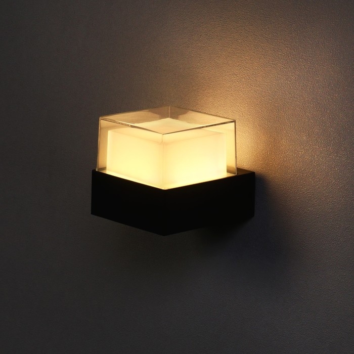 Светильник фасадный «Гранд», FSD-032, 5 Вт, 3000К, IP65, 220 В, пластик, черный Светильник фасадный «Гранд», FSD-032, 5 Вт, 3000К, IP65, 220 В, пластик, черный