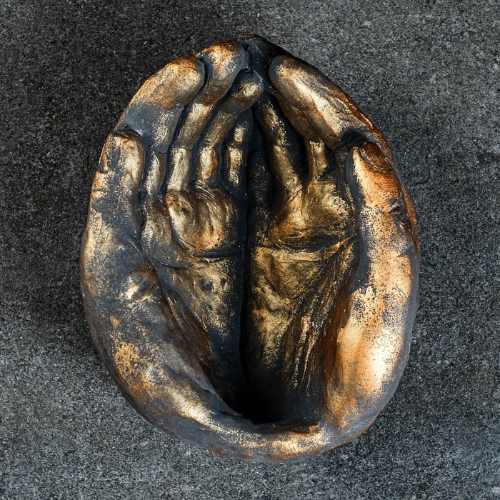 Подсвечник Подсвечник "Ладони" винтаж 9,7см