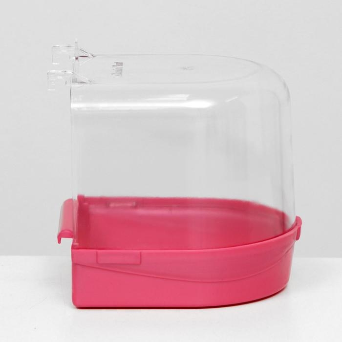 Купалка для птиц, 145 х 136 х 140, рубин перламутр