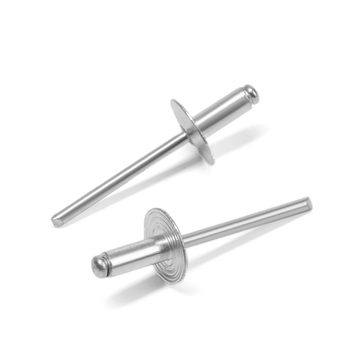 Заклёпки ТУНДРА krep, вытяжные, алюминий-сталь, 4,8х12 мм, неокрашенные, 500 шт Заклёпки ТУНДРА krep, вытяжные, алюминий-сталь, 4,8х12 мм, неокрашенные, 500 шт