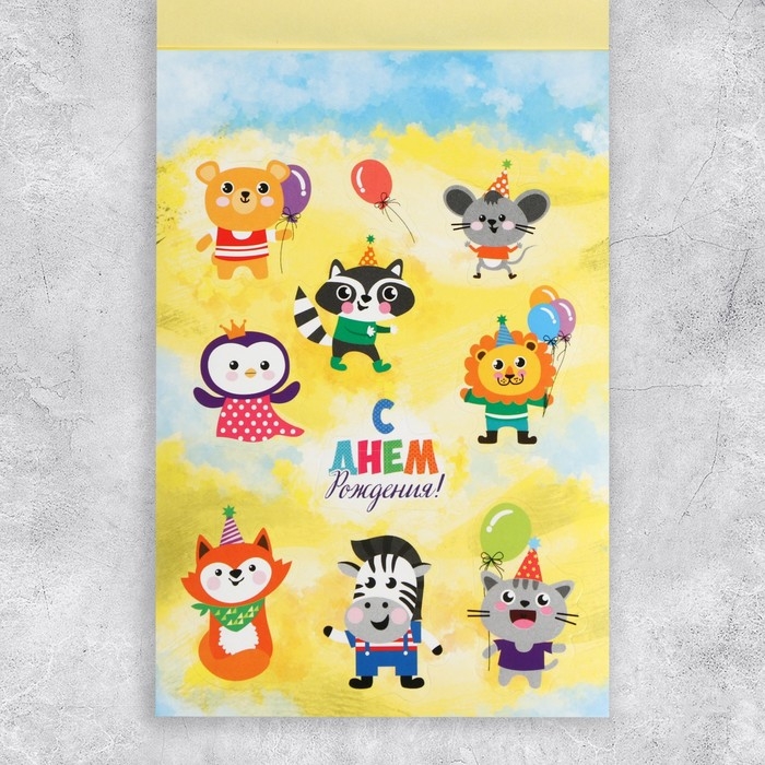 Наклейки детские, альбом 8 листов, &laquo;Милые зверушки&raquo;, 11 х 16 см