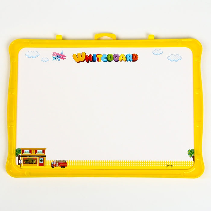 Игровой набор лабиринт &laquo;Городок&raquo;, маркерная доска, 2 &times; 36 &times; 27,5 см