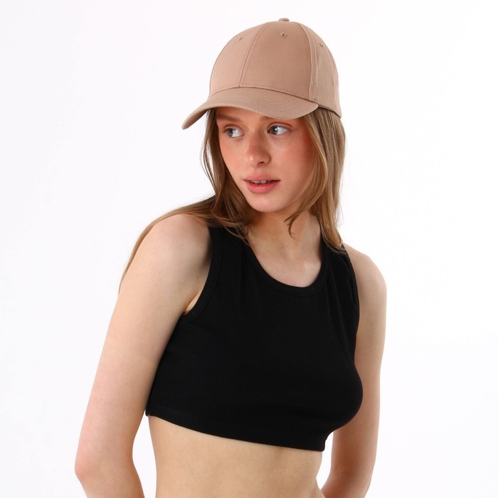 Кепка женская Chillin, цвет бежевый, р-р 56 Кепка женская Chillin, цвет бежевый, р-р 56