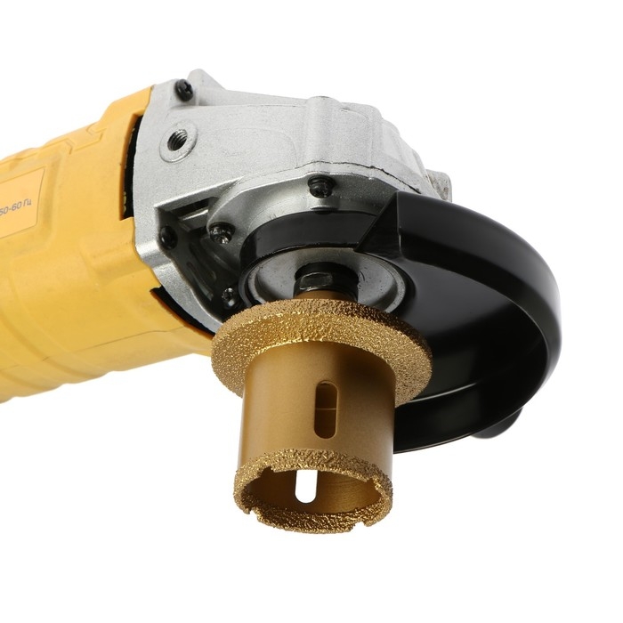 Коронка алмазная ТУНДРА, для УШМ, для отверстий под слив, по плитке, мрамору, 45/65 мм, М14 993530 Коронка алмазная ТУНДРА, для УШМ, для отверстий под слив, по плитке, мрамору, 45/65 мм, М14 993530