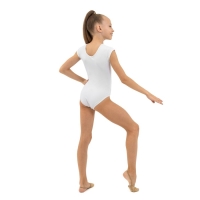 Купальник для гимнастики и танцев Grace Dance, р. 30, цвет белый