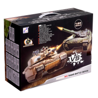 Танковый бой &laquo;Великое сражение&raquo;, на радиоуправлении, 2 танка, с эффектом дыма