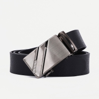 Ремень мужской, ширина 3,5 см, пряжка автомат, цвет чёрный Ремень мужской, ширина 3,5 см, пряжка автомат, цвет чёрный