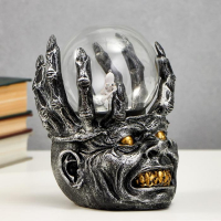 Плазменный шар полистоун "Страшилка" от 220В 14х13,5х17,5 см RISALUX Плазменный шар полистоун "Страшилка" от 220В 14х13,5х17,5 см RISALUX