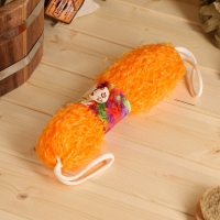 Мочалка банная "Бублик", цвет микс 25 см Мочалка банная "Бублик", цвет микс 25 см