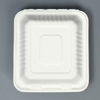 Коробка для бенто-торта с вилкой, кондитерская подарочная упаковка, &laquo;Цветочная&raquo;, 21 х 20 х 7,5 см