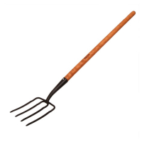 Вилы садово-огородные, 4-рогие, деревянный черенок, &laquo;Премиум&raquo;, Greengo