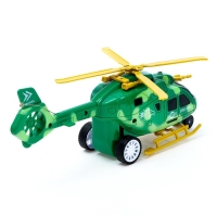 Вертолёт радиоуправляемый «Штурм в небе», свет, работает от батареек, цвет зелёный Вертолёт радиоуправляемый «Штурм в небе», свет, работает от батареек, цвет зелёный