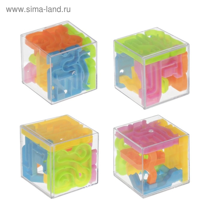 Головоломка &laquo;Лабиринт&raquo;, цвета МИКС