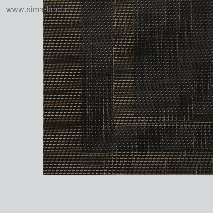 Салфетка сервировочная на стол Доляна «Окно», 45×30 см, цвет коричневый Салфетка сервировочная на стол Доляна «Окно», 45×30 см, цвет коричневый