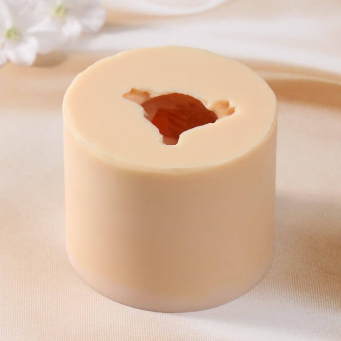 Молд силиконовый "Сова с книгами" Силикон 8х7х8,5 см