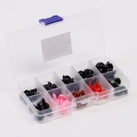 Набор винтовых глазок и носиков для кукол и игрушек с заглушками, цвет микс, 75 шт Набор винтовых глазок и носиков для кукол и игрушек с заглушками, цвет микс, 75 шт