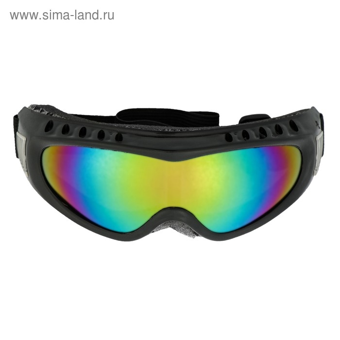 Очки для езды на мототехнике, стекло хамелеон, цвет черный Очки для езды на мототехнике, стекло хамелеон, цвет черный