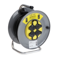 Удлинитель на катушке Luazon Lighting ECO, 4 розетки, 40 м, 10 А, ПВС 3х0.75 мм2, с з/к,IP44 Удлинитель на катушке Luazon Lighting ECO, 4 розетки, 40 м, 10 А, ПВС 3х0.75 мм2, с з/к,IP44