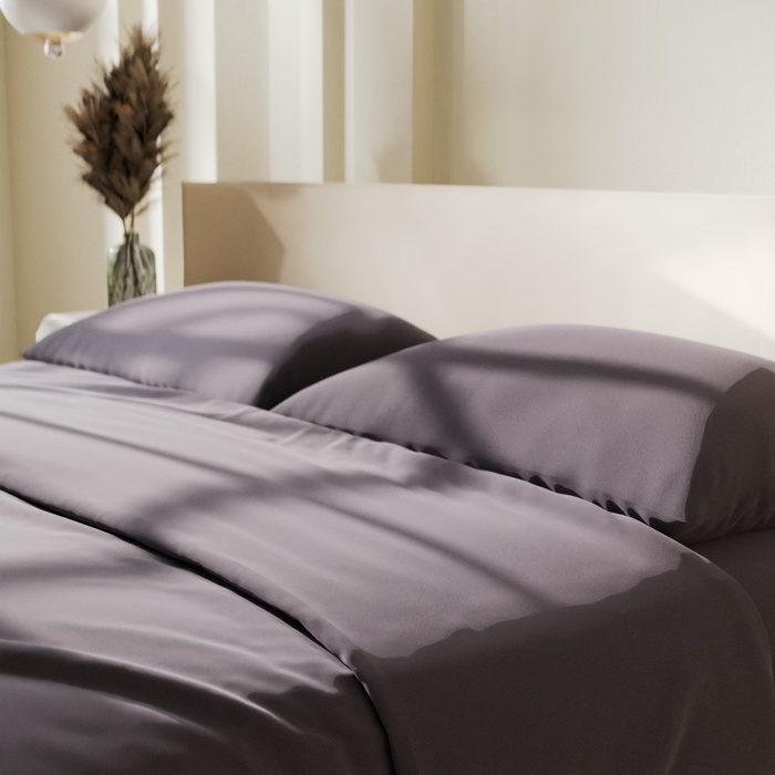 Постельное бельё LoveLife дуэт "Moonlight night" 150х215см-2 шт, 225х240см, 50х70&plusmn;3см-2 шт, микрофибра 85гр