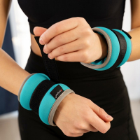 Утяжелители неопреновые ONLYTOP, 2 шт. х 0,5 кг, цвет мятный Утяжелители неопреновые ONLYTOP, 2 шт. х 0,5 кг, цвет мятный