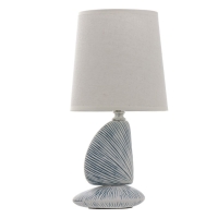 Настольная лампа "Парма" E14 40Вт синий 15,5х15,5х32 см RISALUX