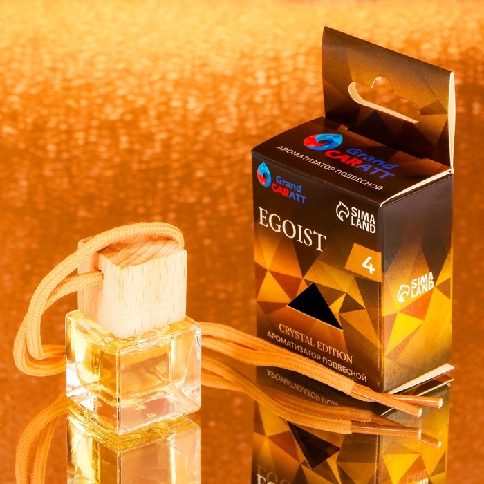 Ароматизатор подвесной Grand Caratt Crystal Edition, Egoist, 7 мл Ароматизатор подвесной Grand Caratt Crystal Edition, Egoist, 7 мл