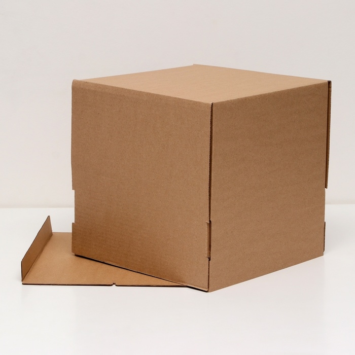 Коробка под торт, крафт, 30 х 30 х 30 см Коробка под торт, крафт, 30 х 30 х 30 см