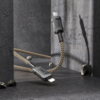 Кабель Hoco X94, Type-C - Lightning, 2.4 А, 1 м, быстрая зарядка, ПВХ, золотистый Кабель Hoco X94, Type-C - Lightning, 2.4 А, 1 м, быстрая зарядка, ПВХ, золотистый