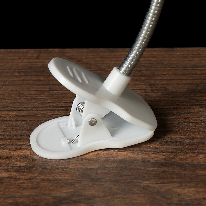 Лампа на прищепке Лампа на прищепке "Лучик" 2хLED 23х2,7х5,8 см